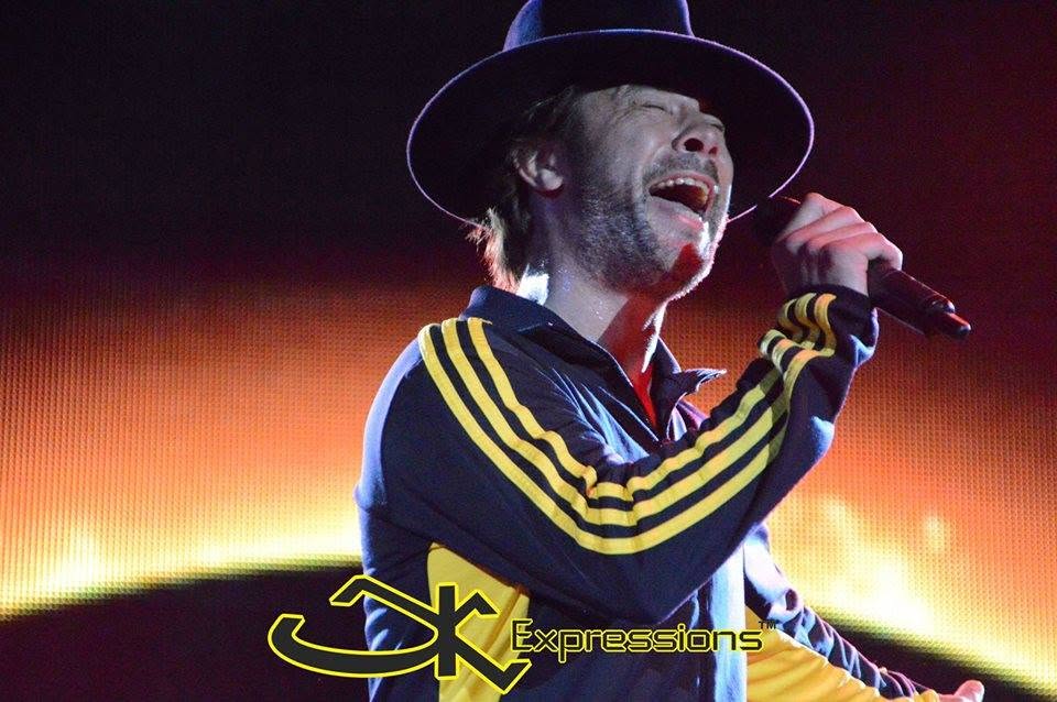 Jamiroquai performing live