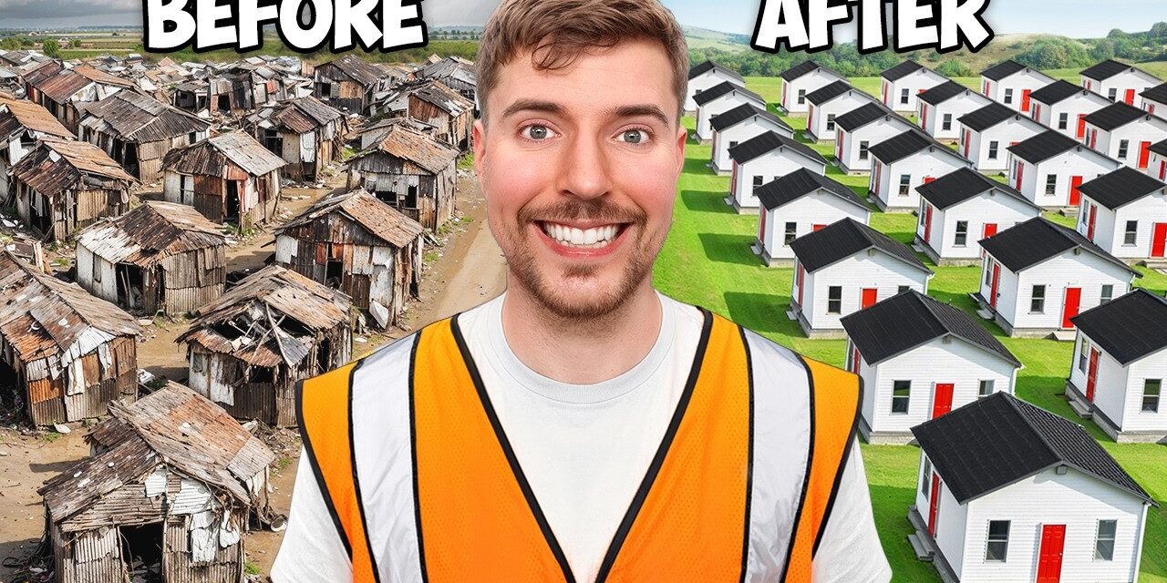 I Built 100 Houses And Gave Them Away!