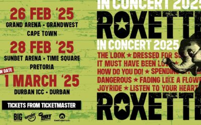 Roxette In Concert 2025! Durban Date On Sale NOW!