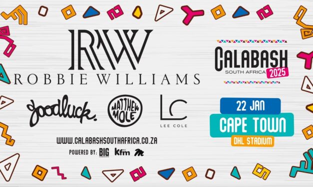 Robbie Williams headlines Calabash South Africa