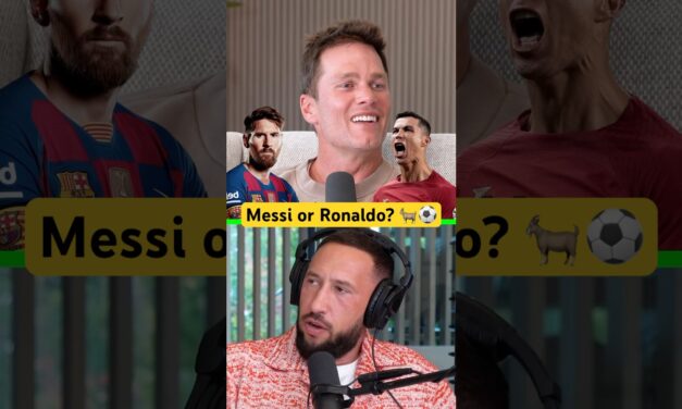 🐐 Tom Brady Picks Messi VS Ronaldo