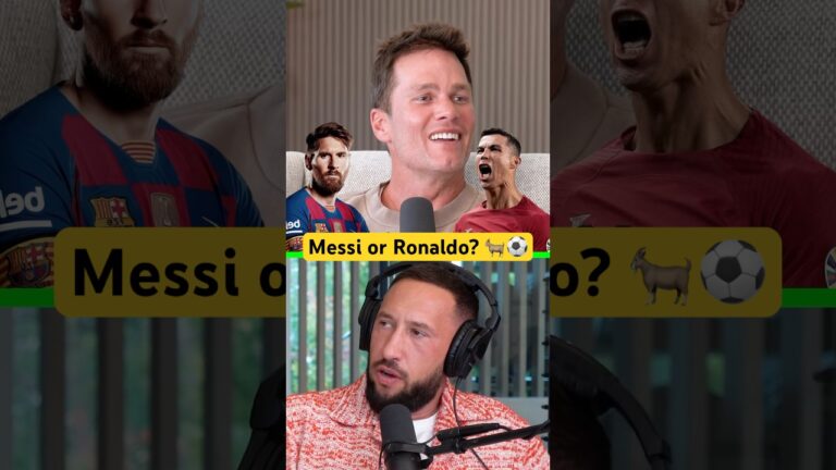 🐐 Tom Brady Picks Messi VS Ronaldo
