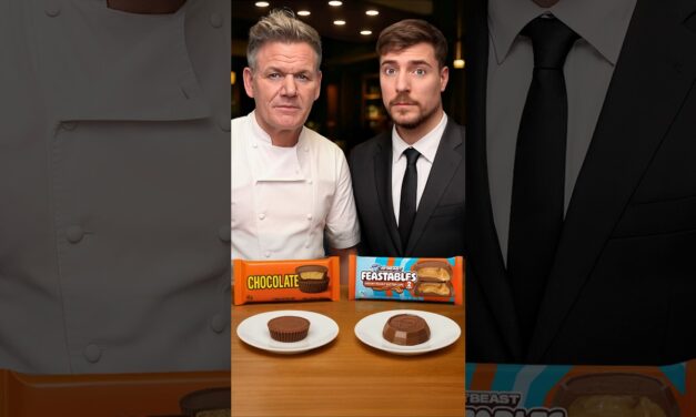 Feastables vs Reese’s Taste Test with @gordonramsay