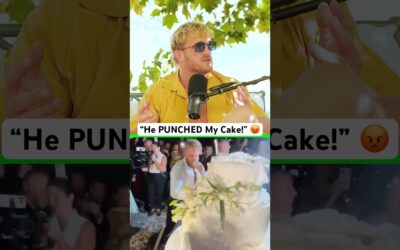 Jake Paul DESTROYED Logan’s Wedding Cake 😱🎂