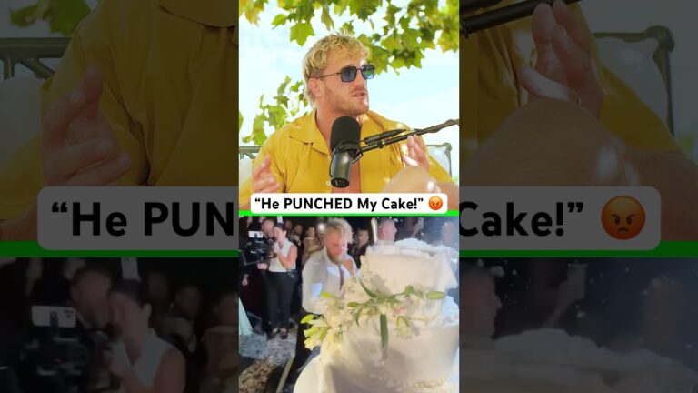 Jake Paul DESTROYED Logan’s Wedding Cake 😱🎂