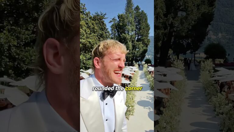 Logan Paul Cried During His Wedding 🥹💍