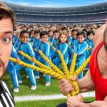100 Kids Vs World’s Strongest Man!