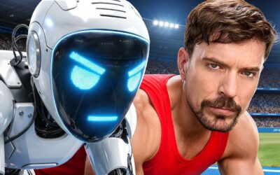 World’s Fastest Man Vs Robot!