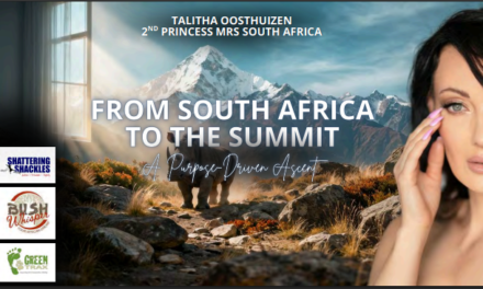TALITHA OOSTHUIZEN GOING UP MOUNT EVEREST