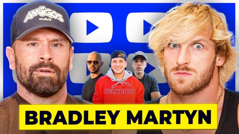 Bradley Martyn on SteveWillDoIt Vs NELK BEEF, Fist Fighting Logan Paul, Clavicular Surpassing Tate