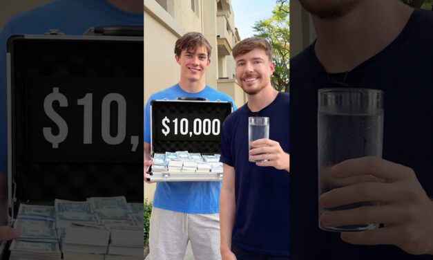 Bring Me A Glass Of Water = Win $10,000