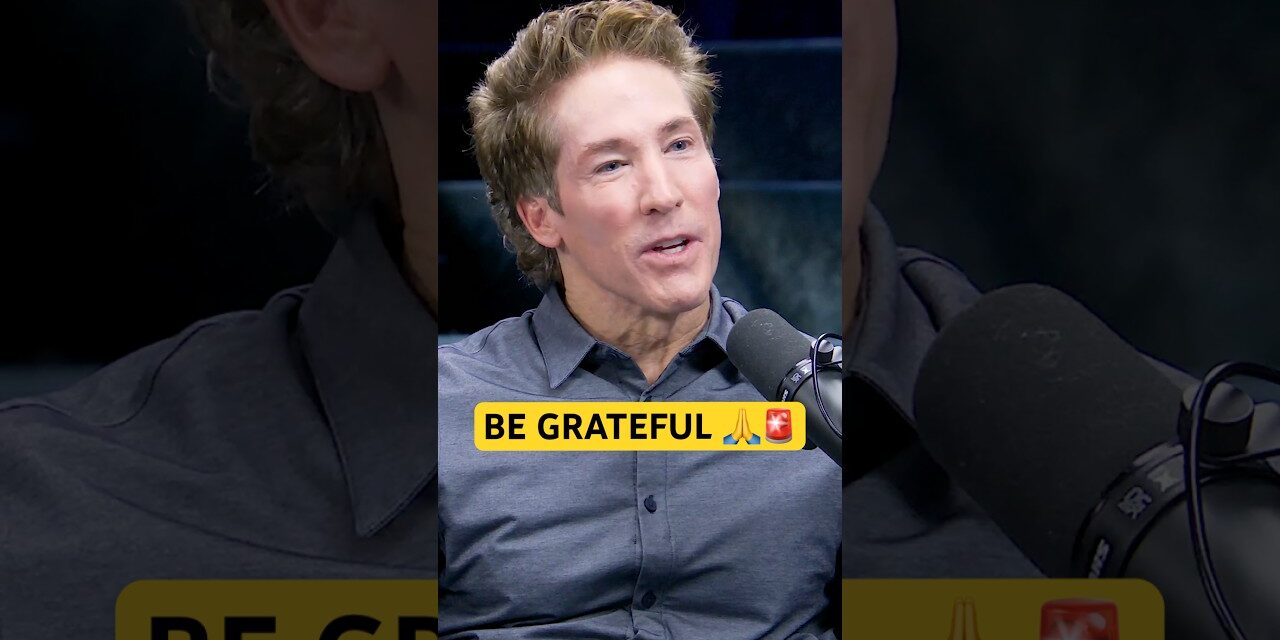Joel Osteen Wakes Up Grateful 🙏🔥
