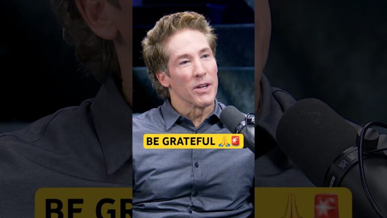 Joel Osteen Wakes Up Grateful 🙏🔥