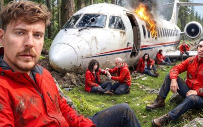 100 People Simulate Being Stranded In The Wilderness