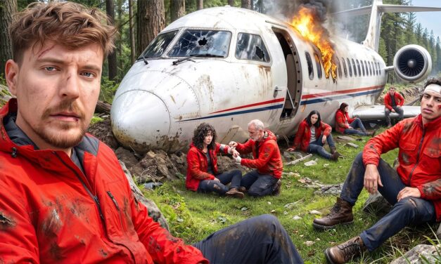 100 People Simulate Being Stranded In The Wilderness