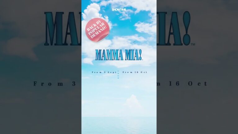 Here we go again, MAMMA MIA! is back & bigger than ever 💙