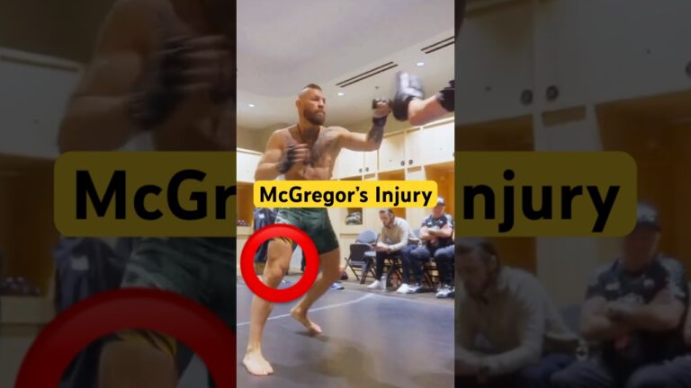 Conor McGregor’s Leg Injury 🦵🏼🩼