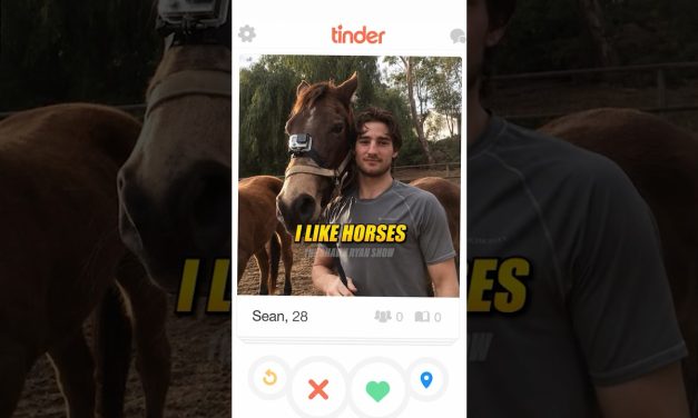 This Was His Tinder Profile Pic 😂