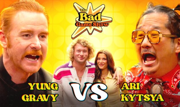Yung Gravy & Ari Kytsya Eat The Worlds Largest Noodle | The Bad Game Show